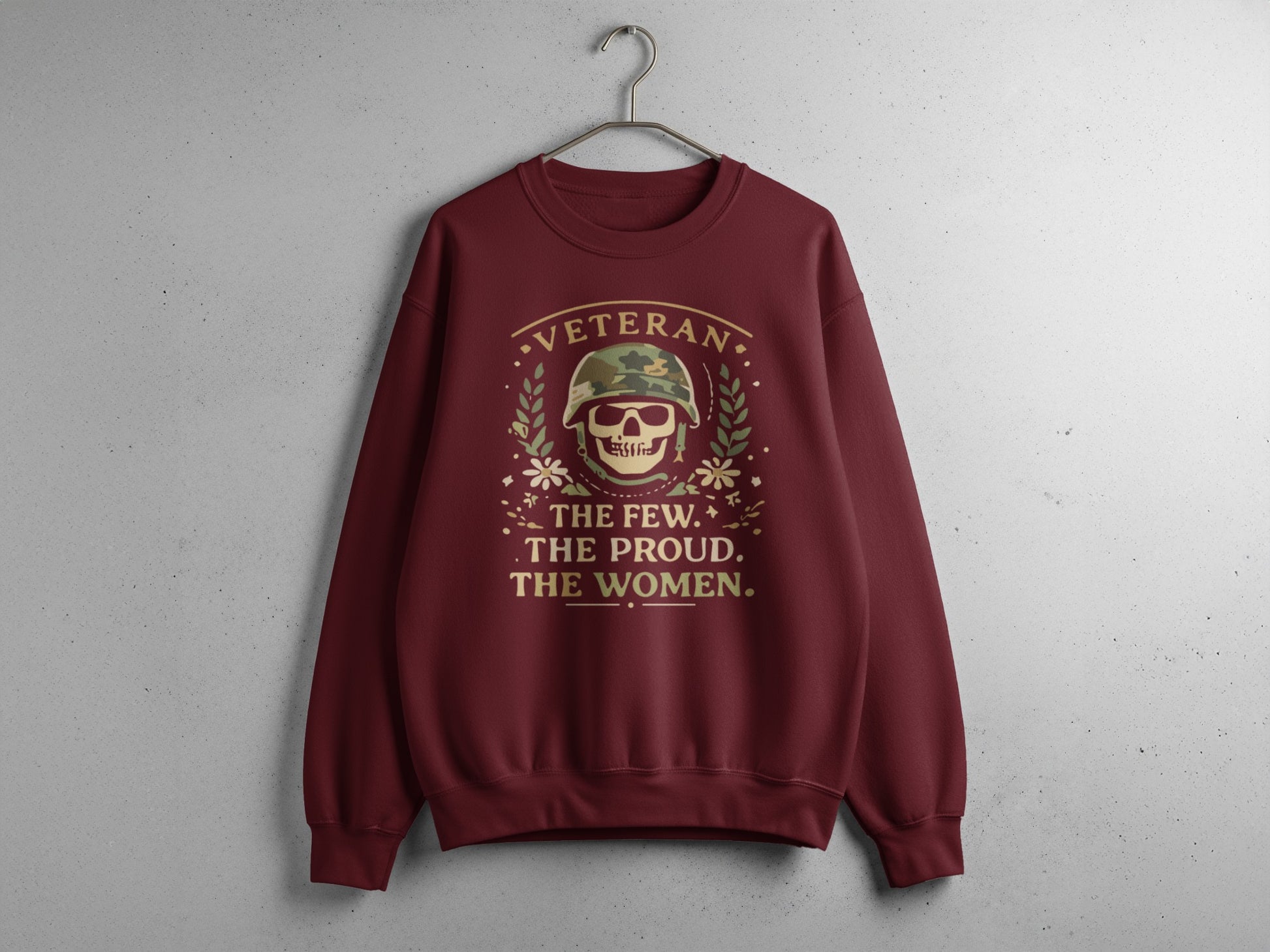 Veteran The Few The Proud The Women Sweatshirt