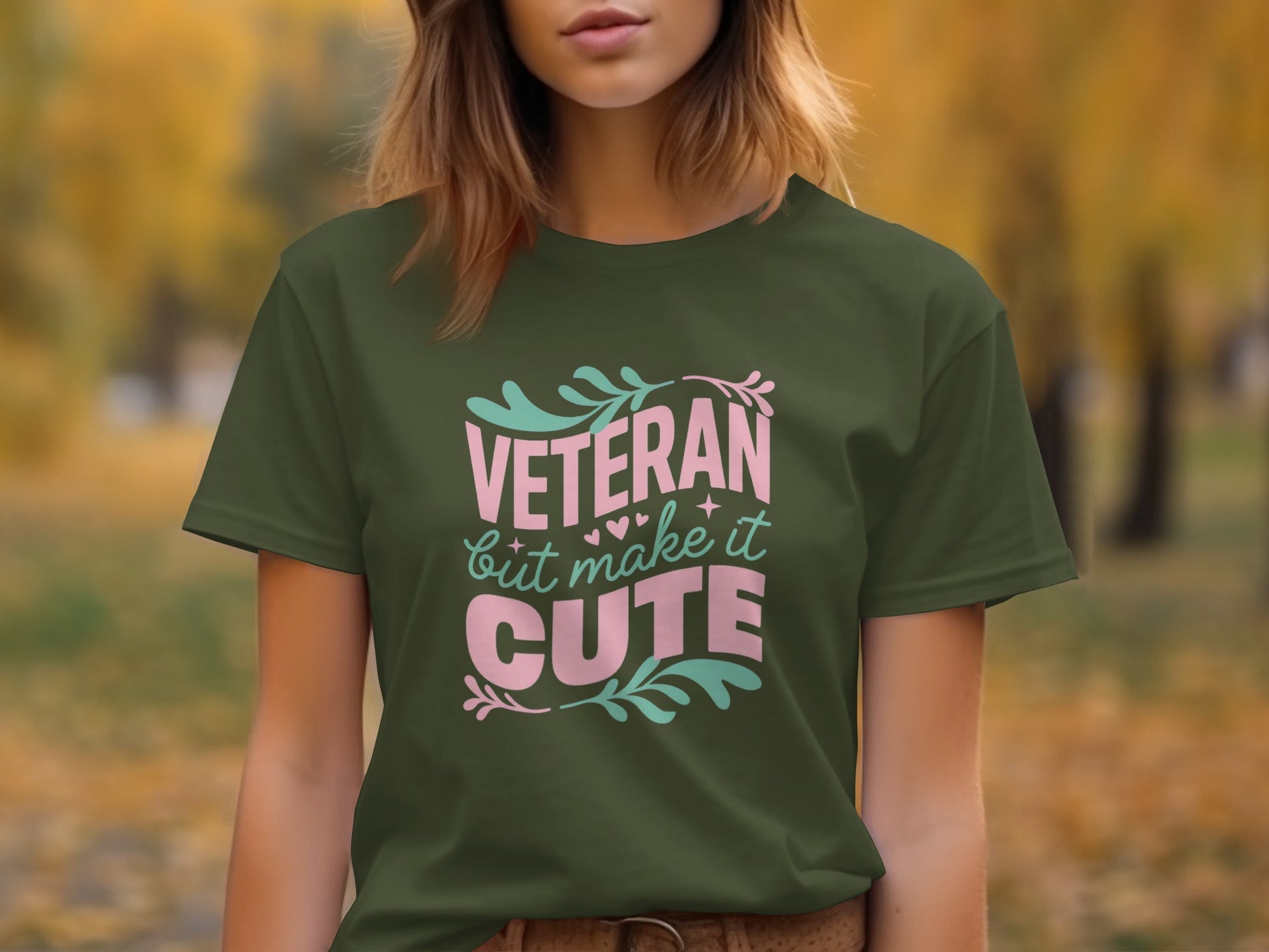 Veteran But Make It Cute Graphic T-Shirt