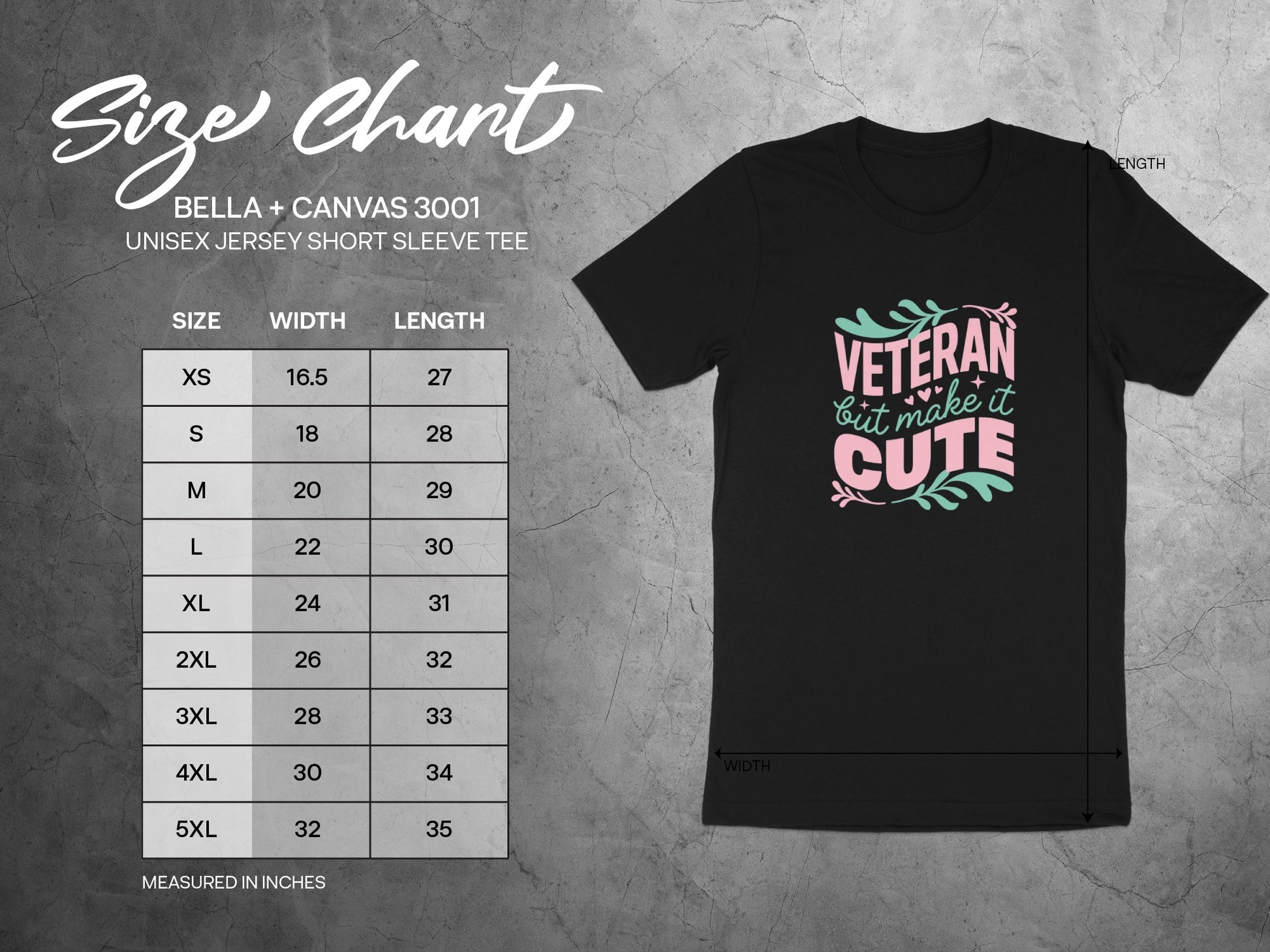Veteran But Make It Cute Graphic Tee Product