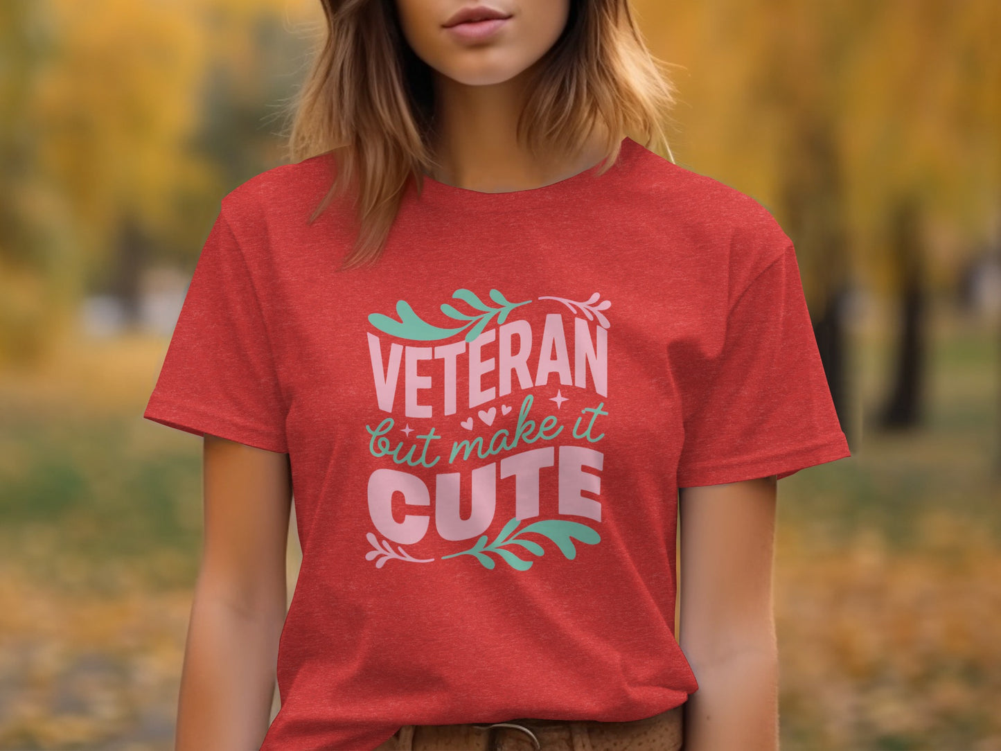 Veteran But Make It Cute Graphic T-shirt