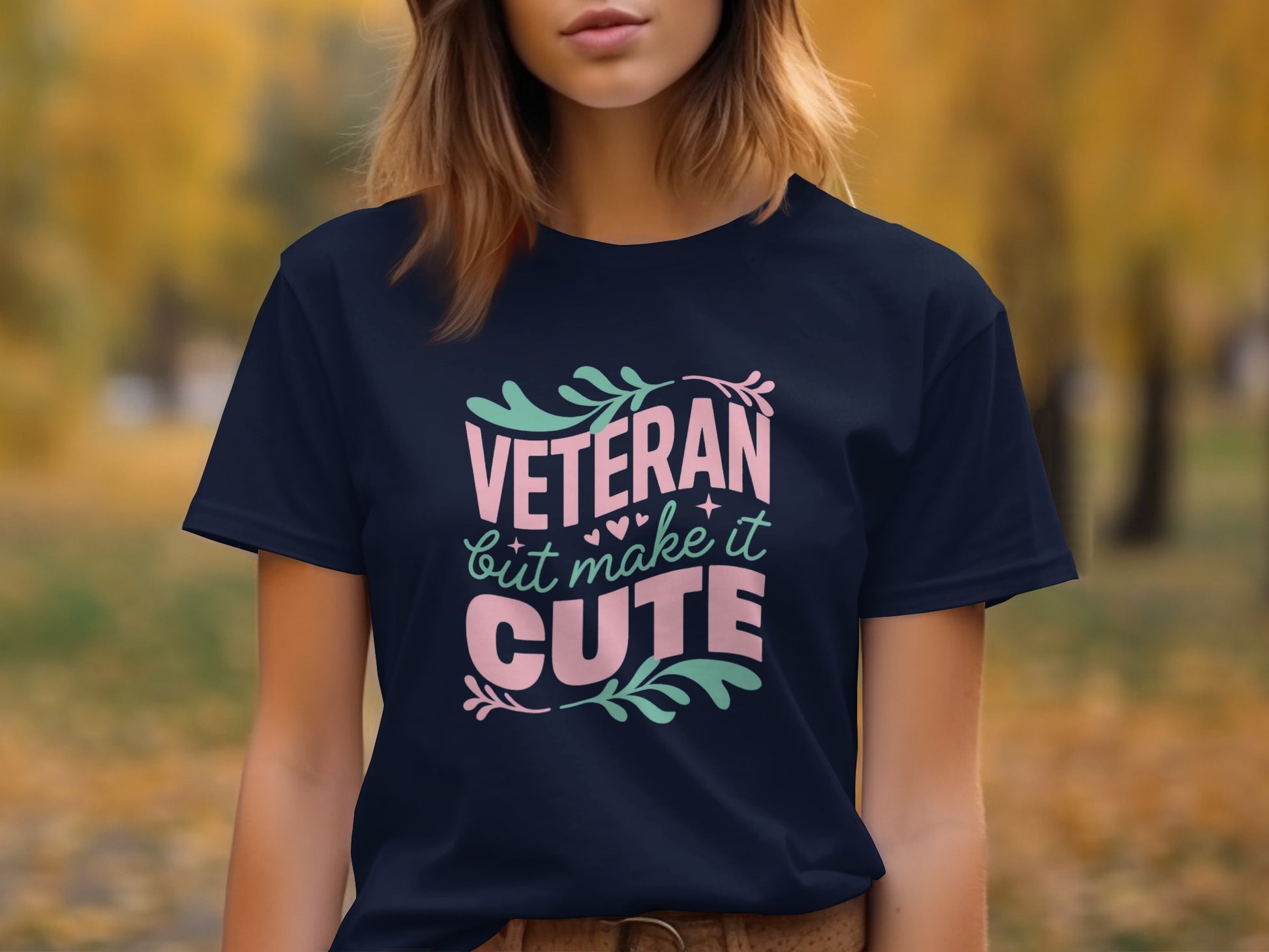 Veteran But Make It Cute Graphic T-Shirt