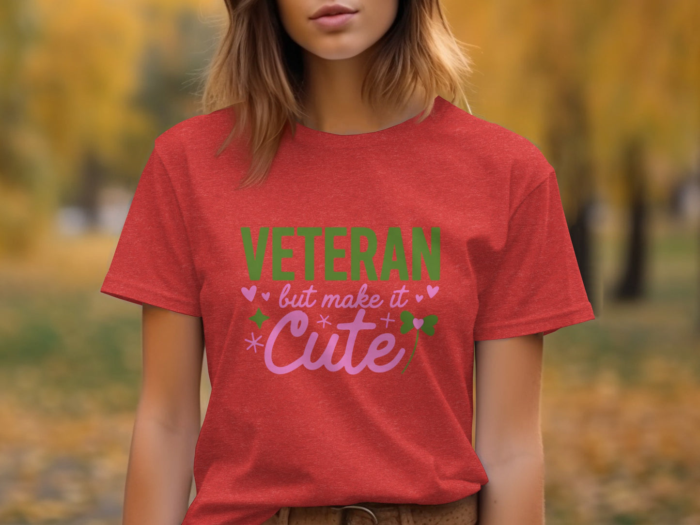 Veteran But Make It Cute Stylish Graphic Apparel