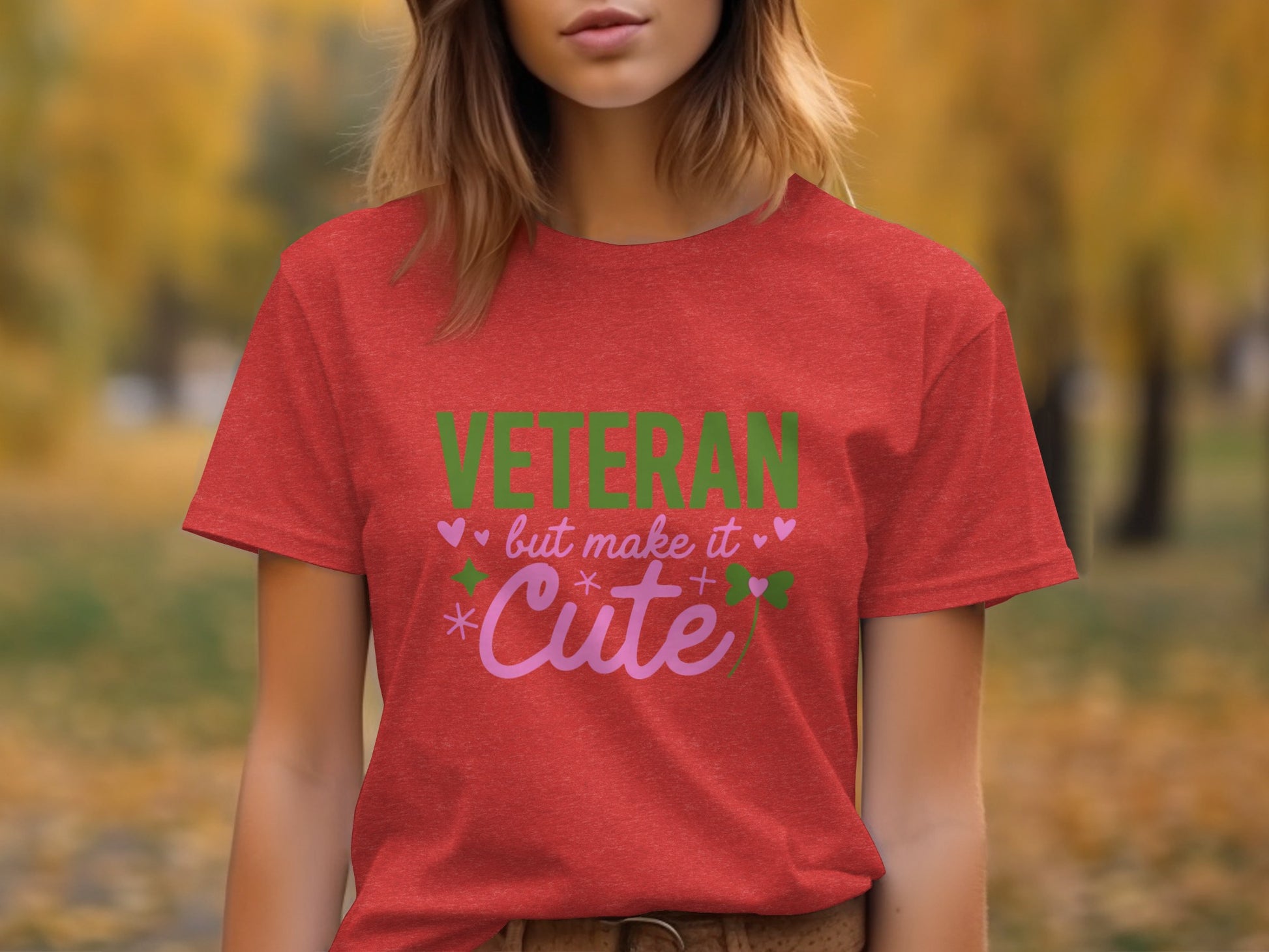 Veteran But Make It Cute Stylish Graphic Apparel