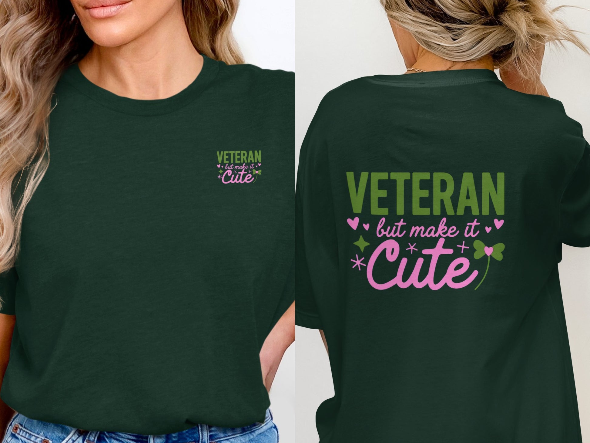 Veteran But Make It Cute Graphic T-Shirt