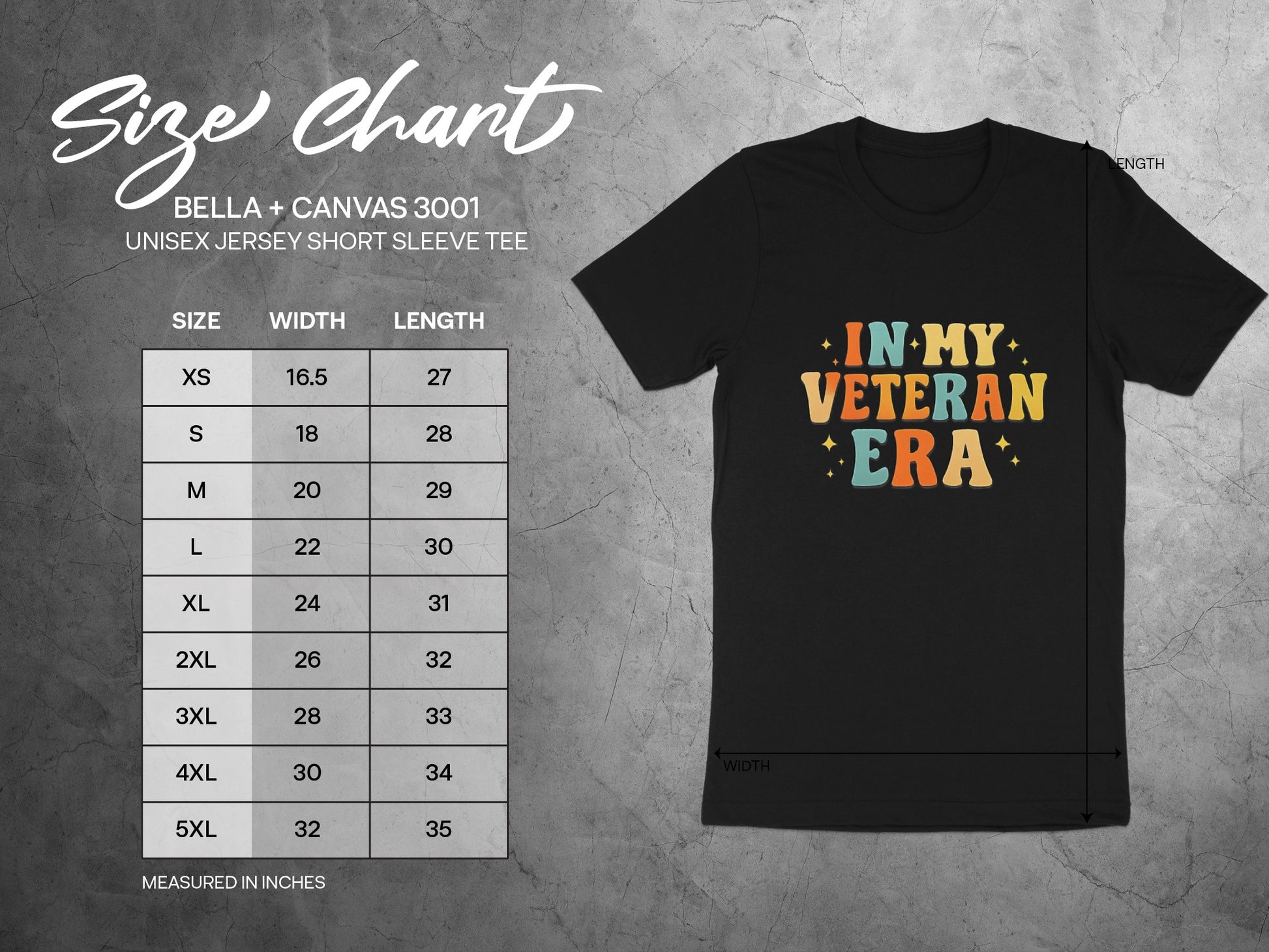 In My Veteran Era Graphic Tee for Every Generation