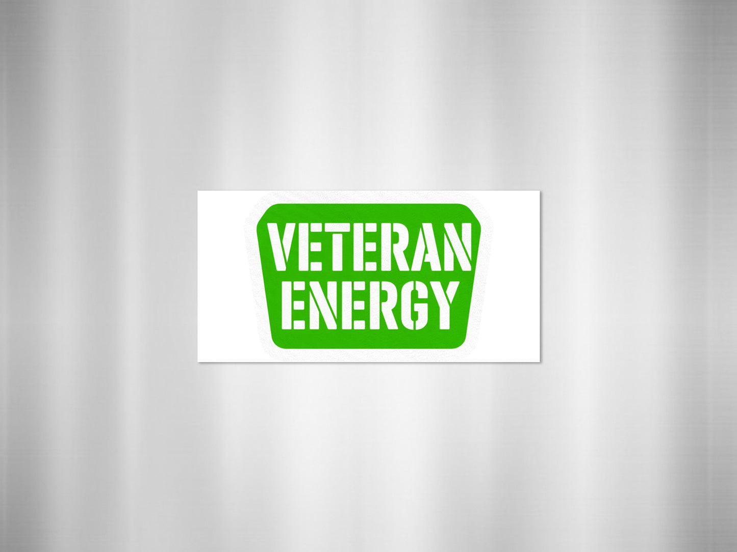 VETERAN ENERGY Green Icon Unique Decorative Sign