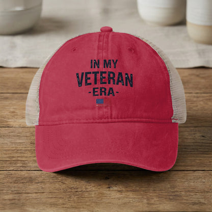 In My Veteran Era Trucker Hat for Patriotic Fans