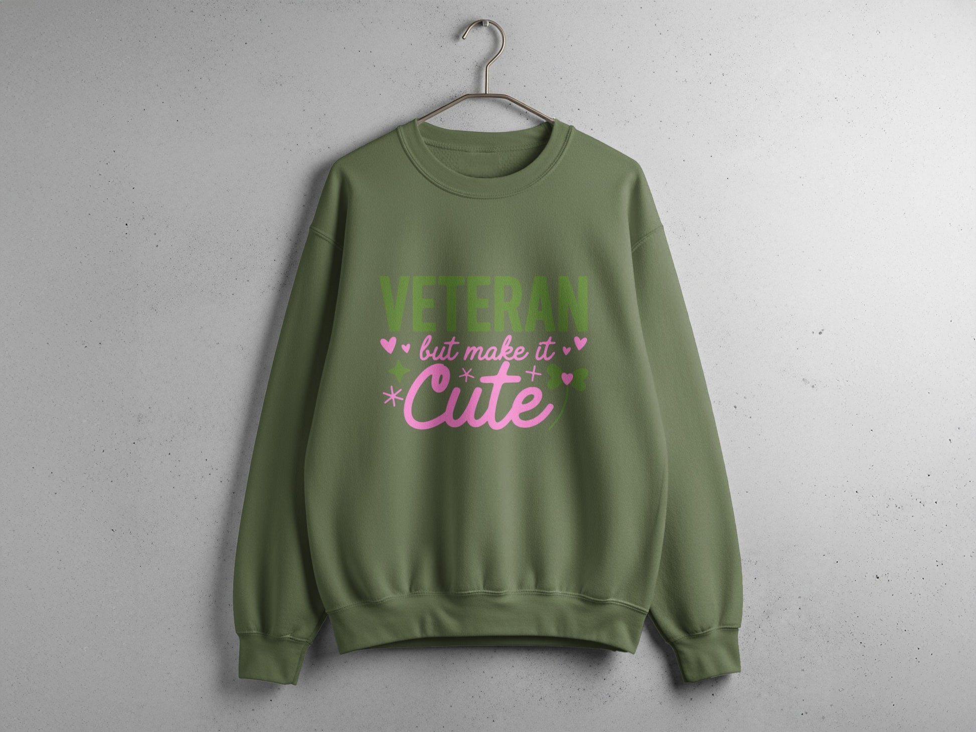 Veteran but make it Cute Sweatshirt for Stylish Looks