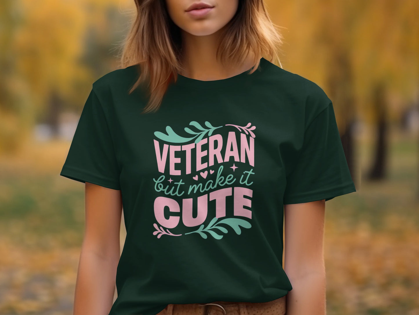 Veteran But Make It Cute Graphic Tee