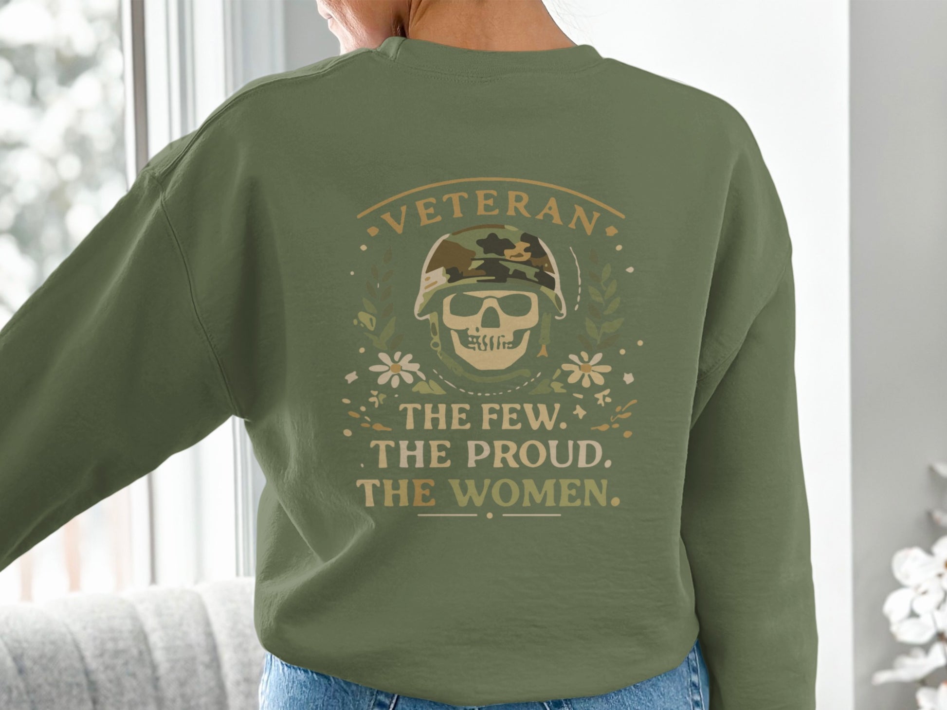 Veteran Skull The Few The Proud The Women product