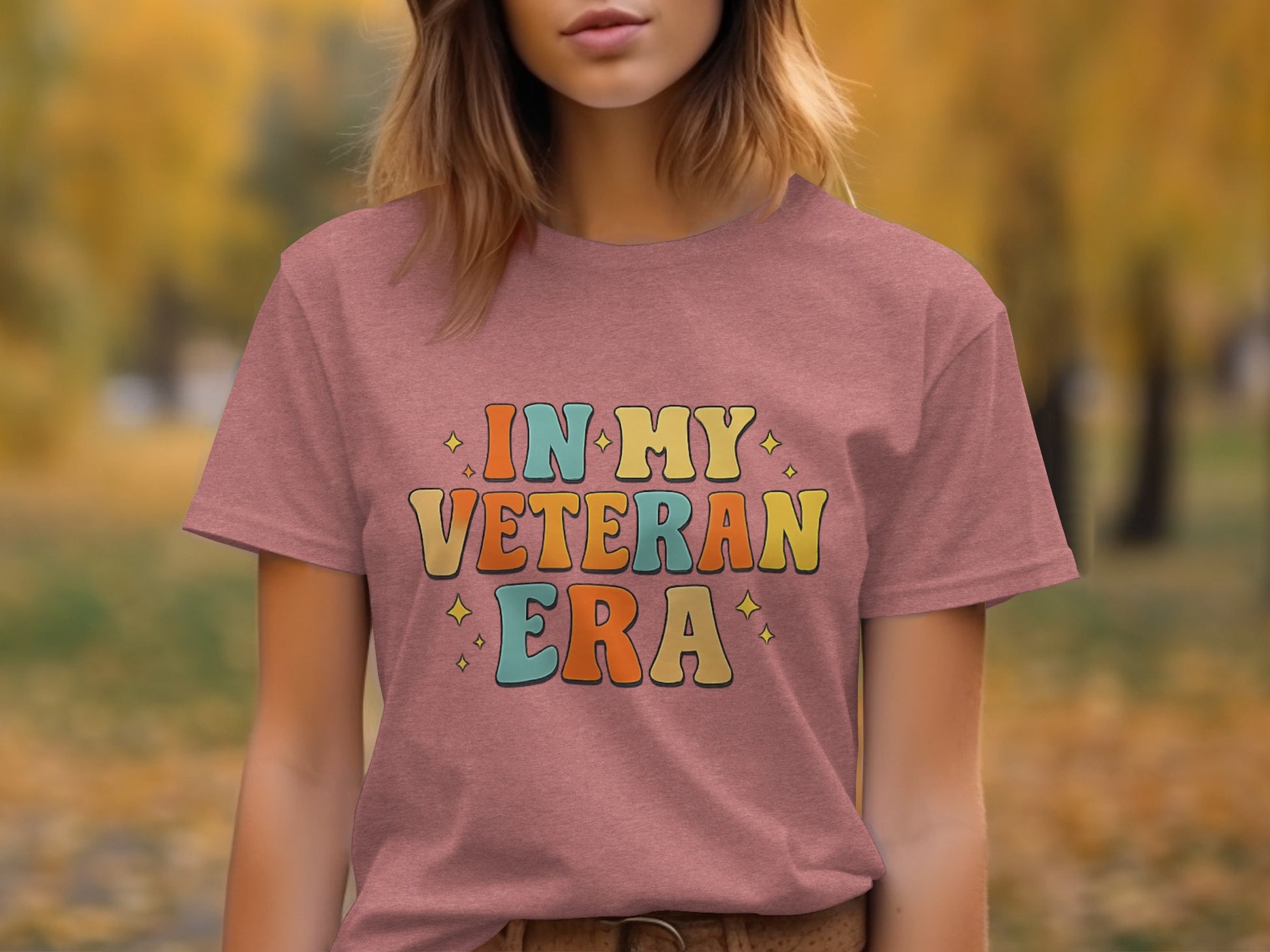 In My Veteran Era Colorful Graphic T-Shirt