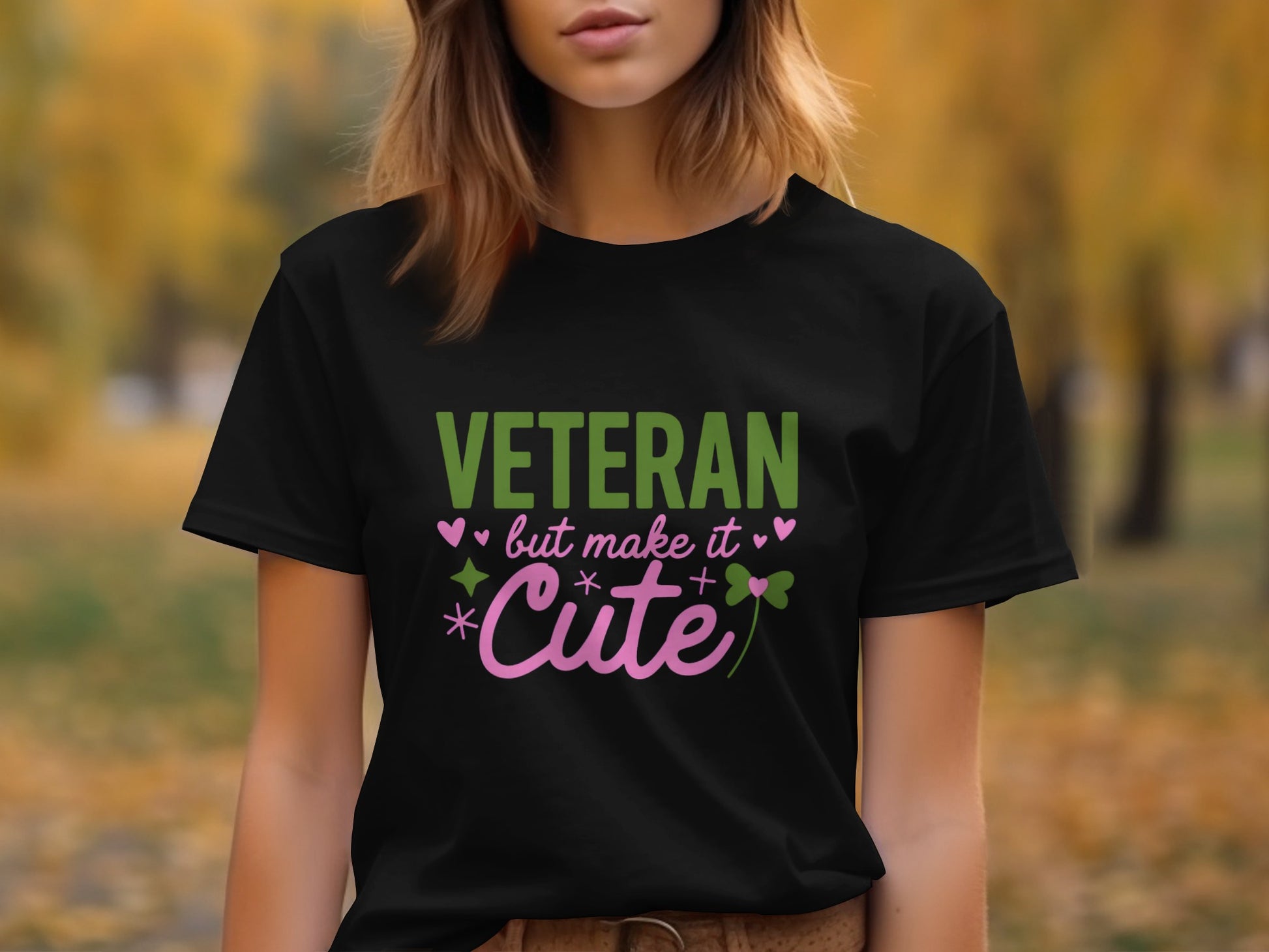 Veteran But Make It Cute Graphic T-Shirt