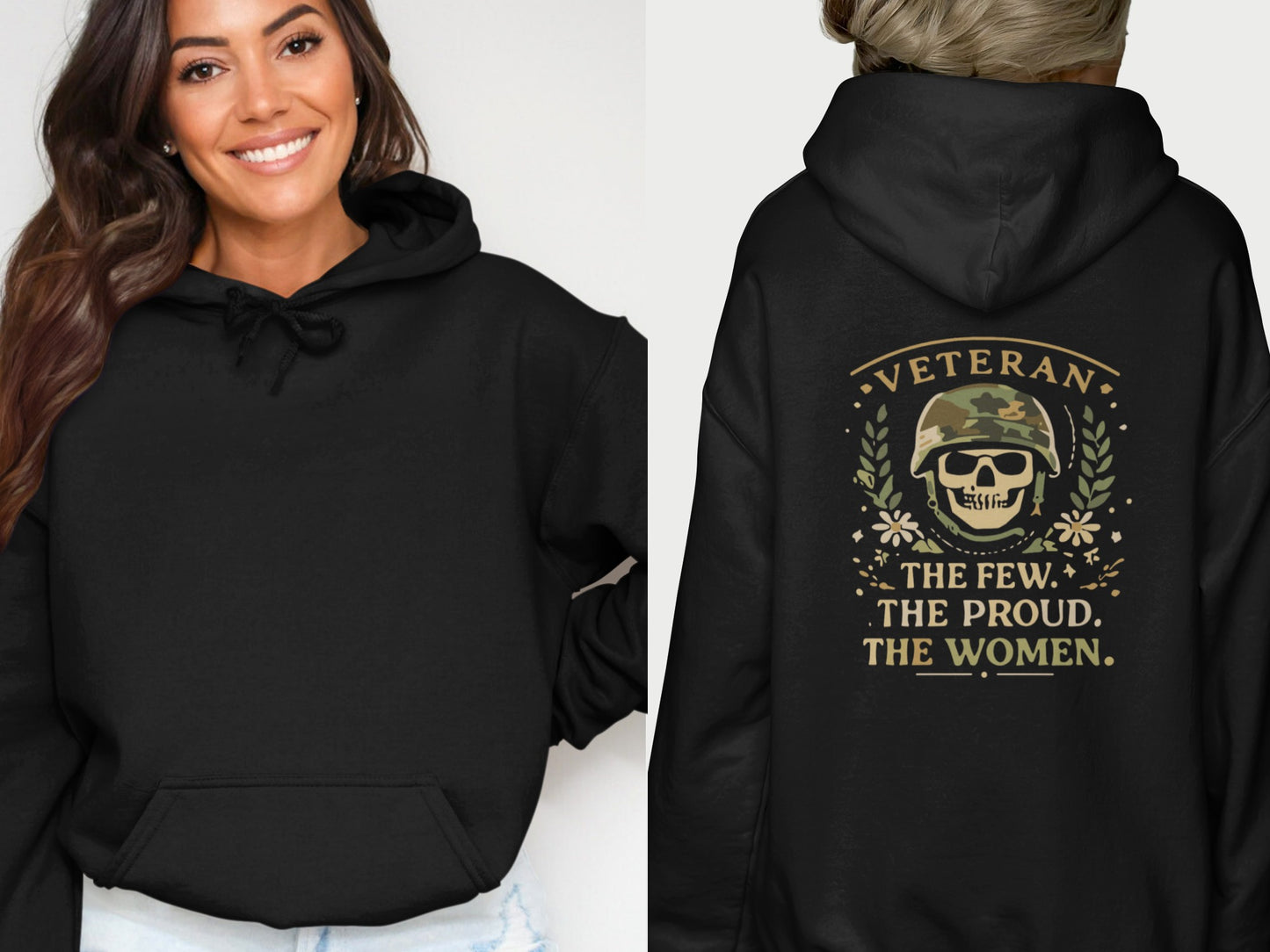 The Few The Proud The Women Veteran Hoodie