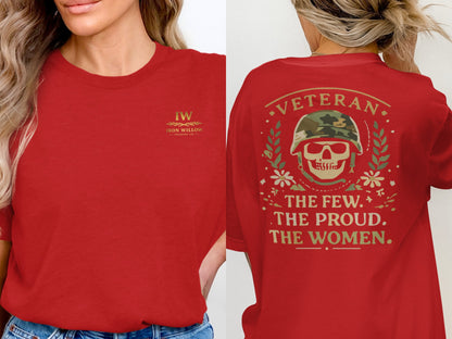 Veteran The Few The Proud The Women T-Shirt