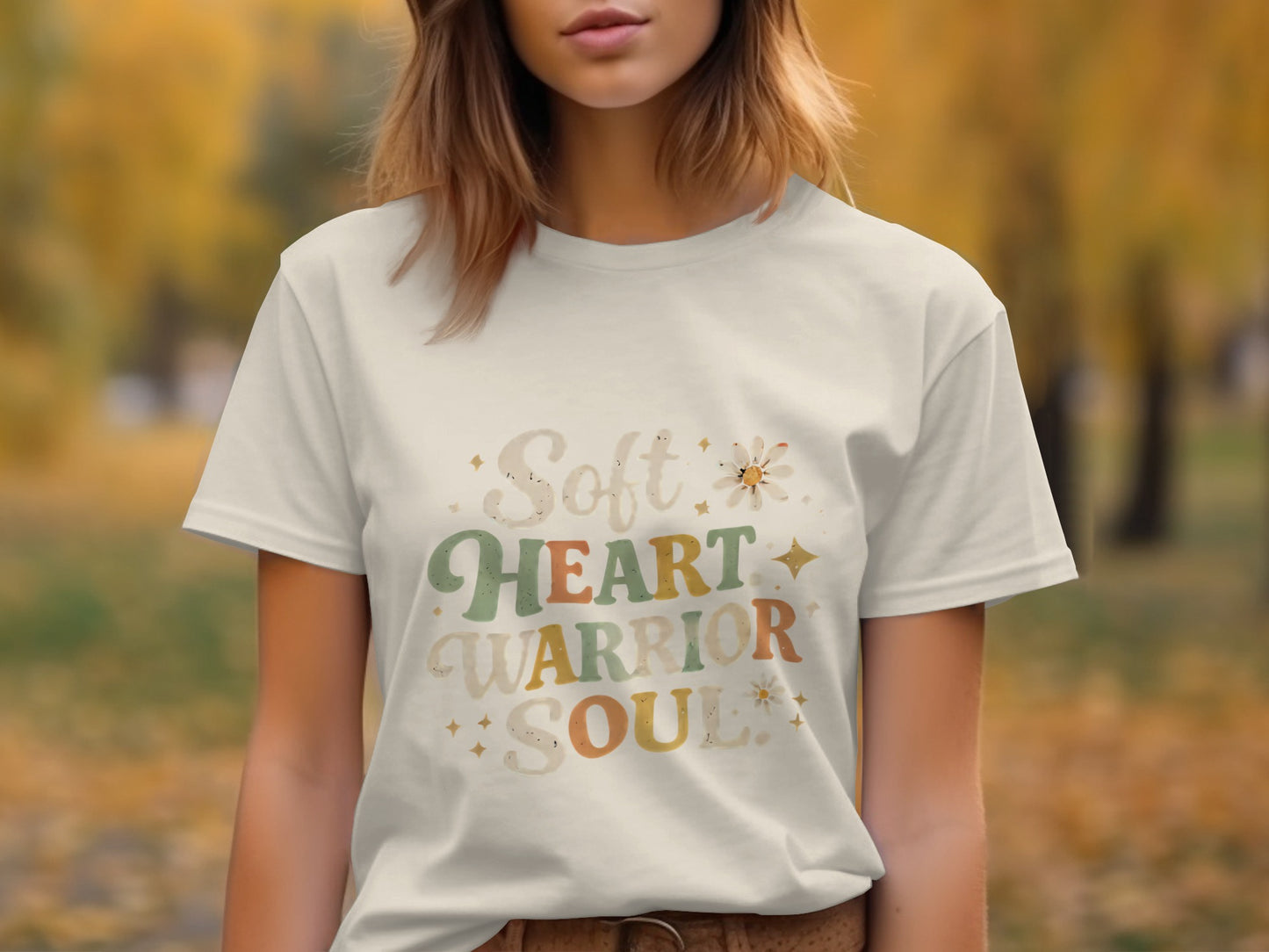 Soft Heart Warrior Soul Inspirational T-Shirt