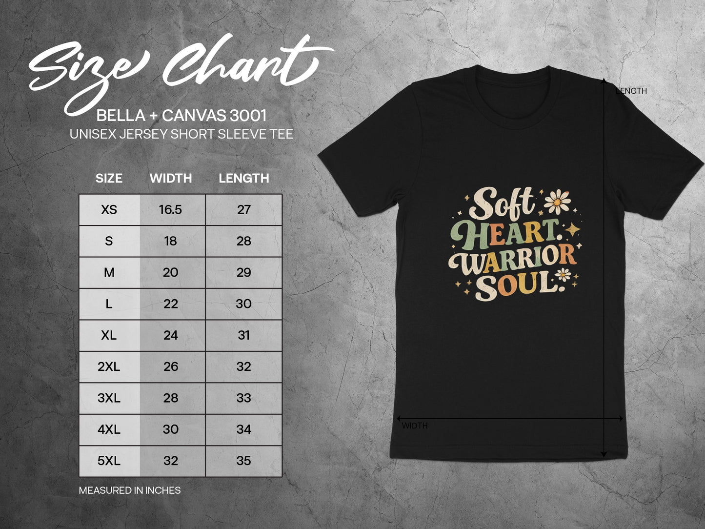 Soft Heart Warrior Soul Unisex T-Shirt