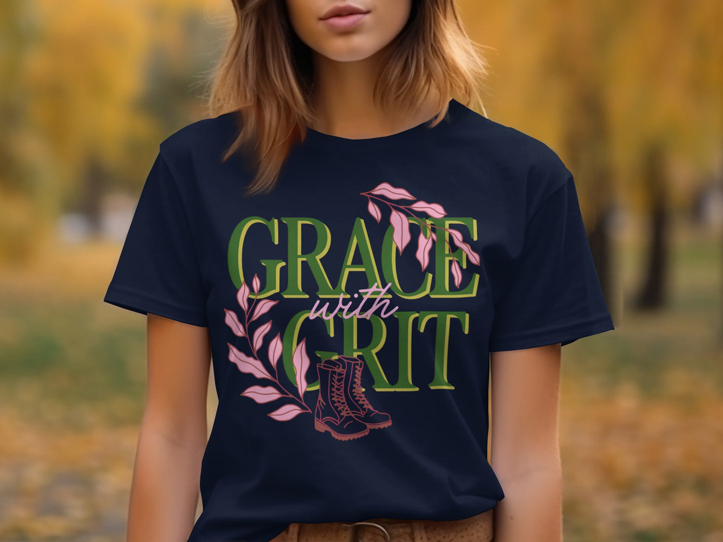 Grace with Grit Graphic Printed Women's T-shirt