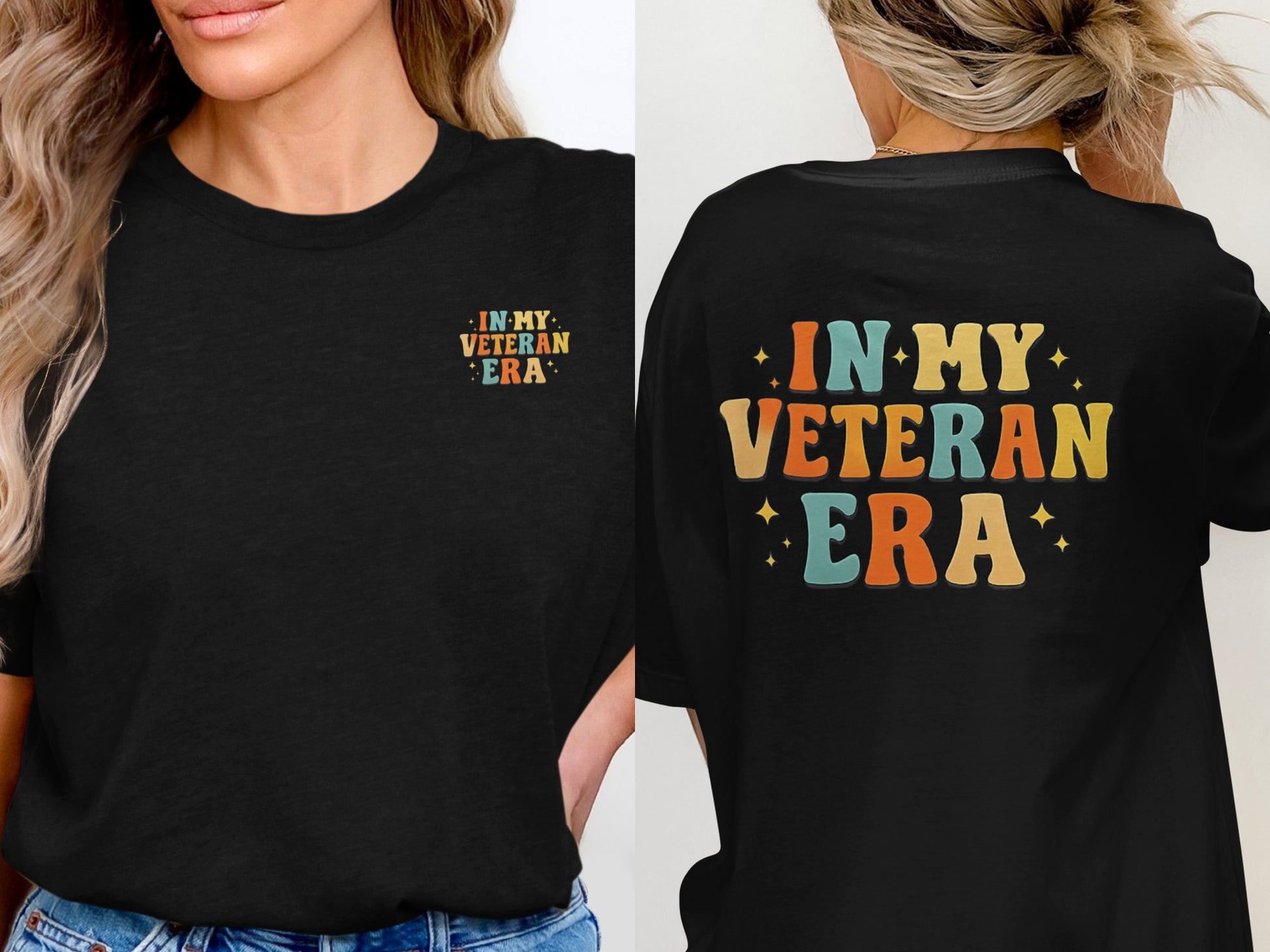 In My Veteran Era Graphic Tee Shirt for Women