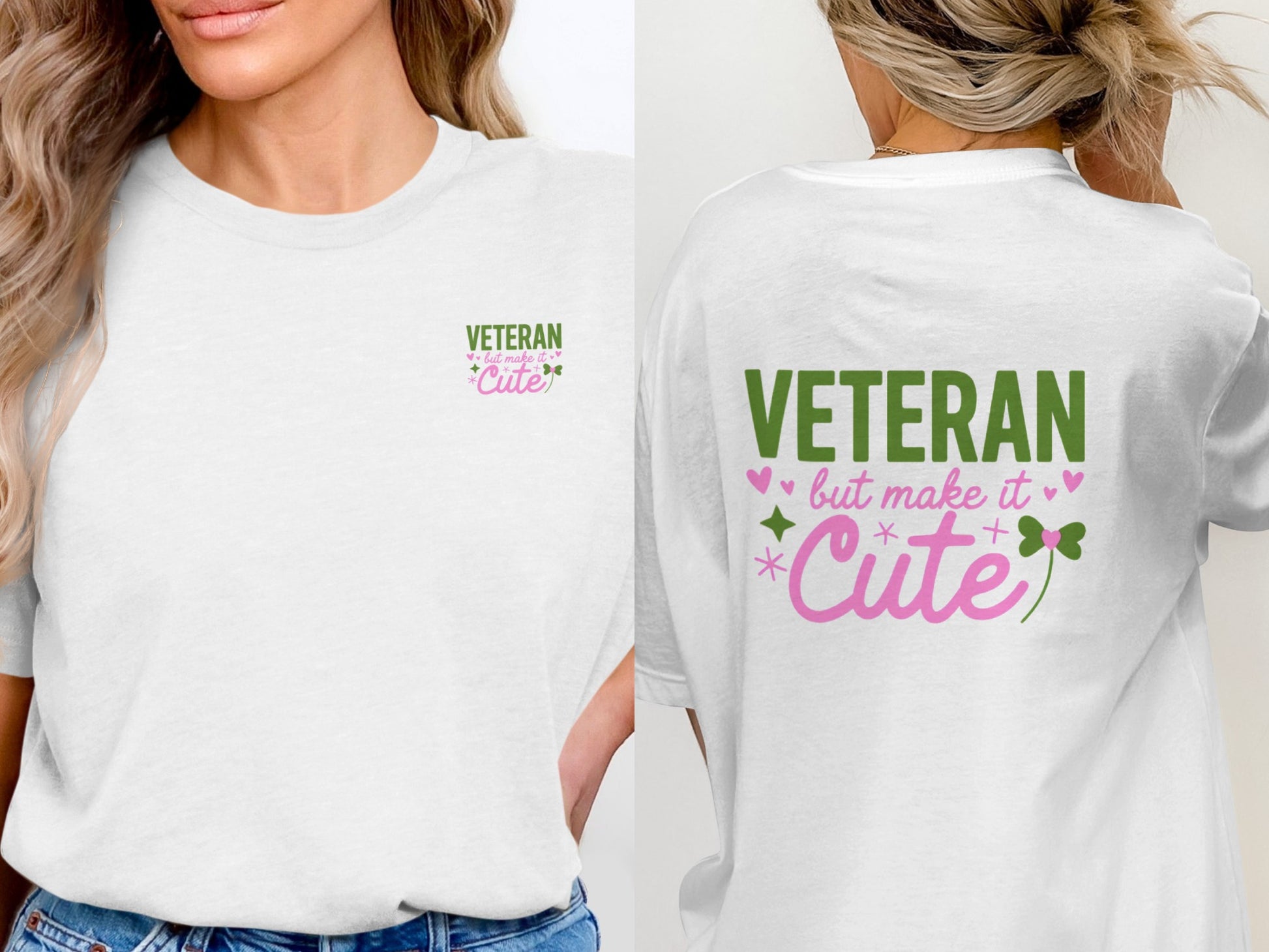 Veteran But Make It Cute Graphic T-Shirt