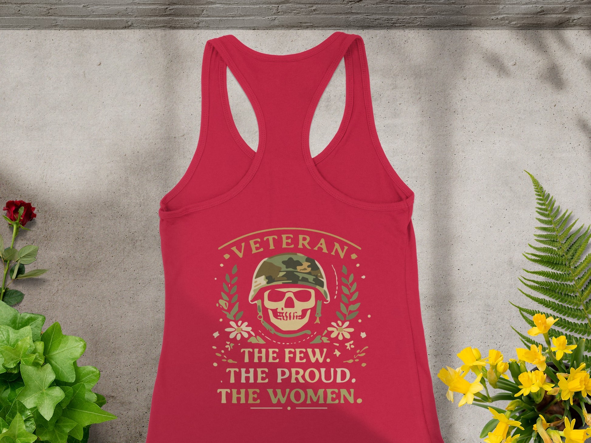 Veteran Skull The Few The Proud The Women Tank Top