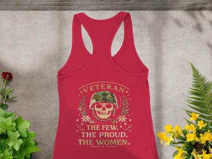 Veteran Skull The Few The Proud The Women Tank Top