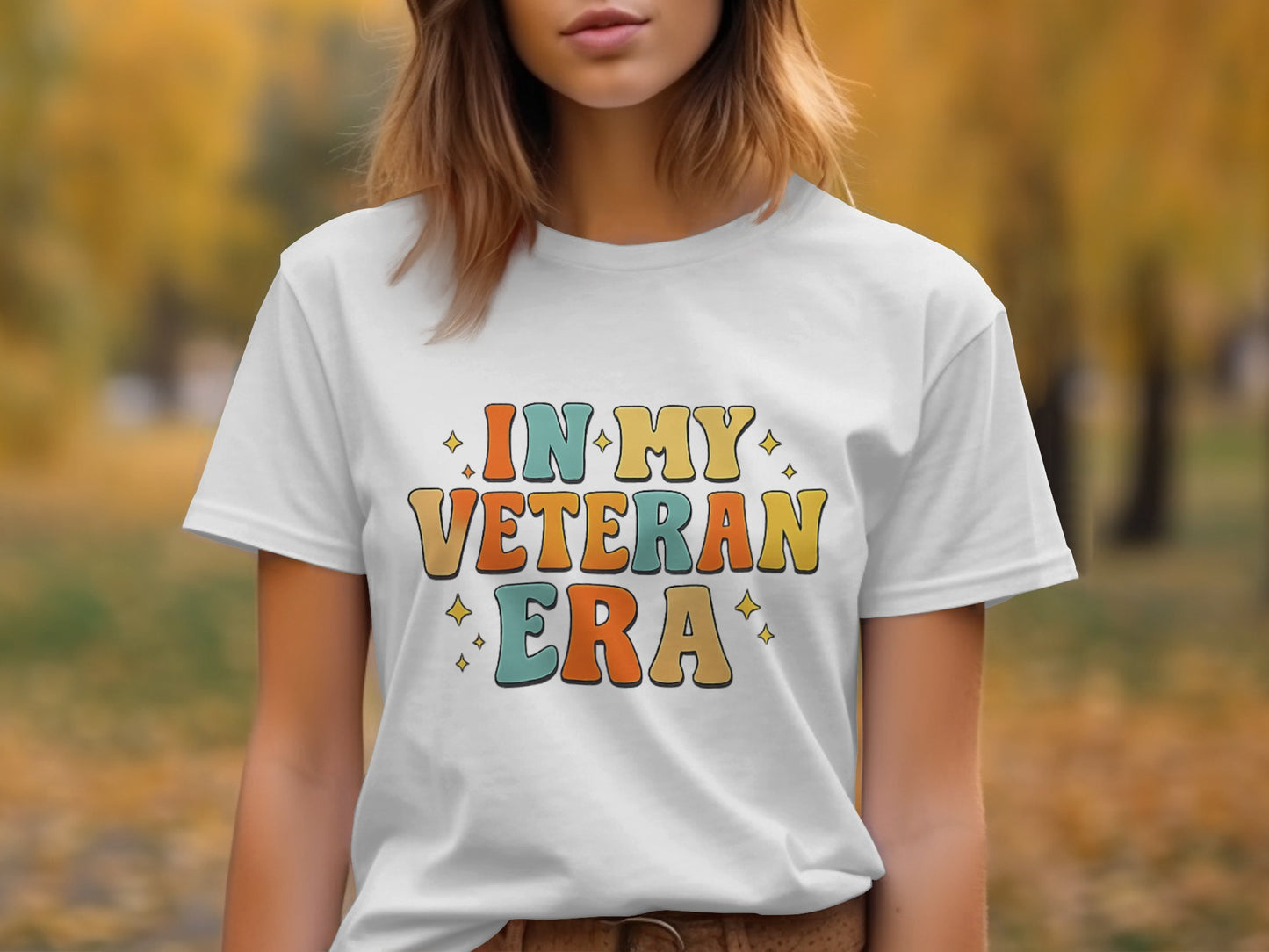 Colorful In My Veteran Era T-Shirt for Retro Style