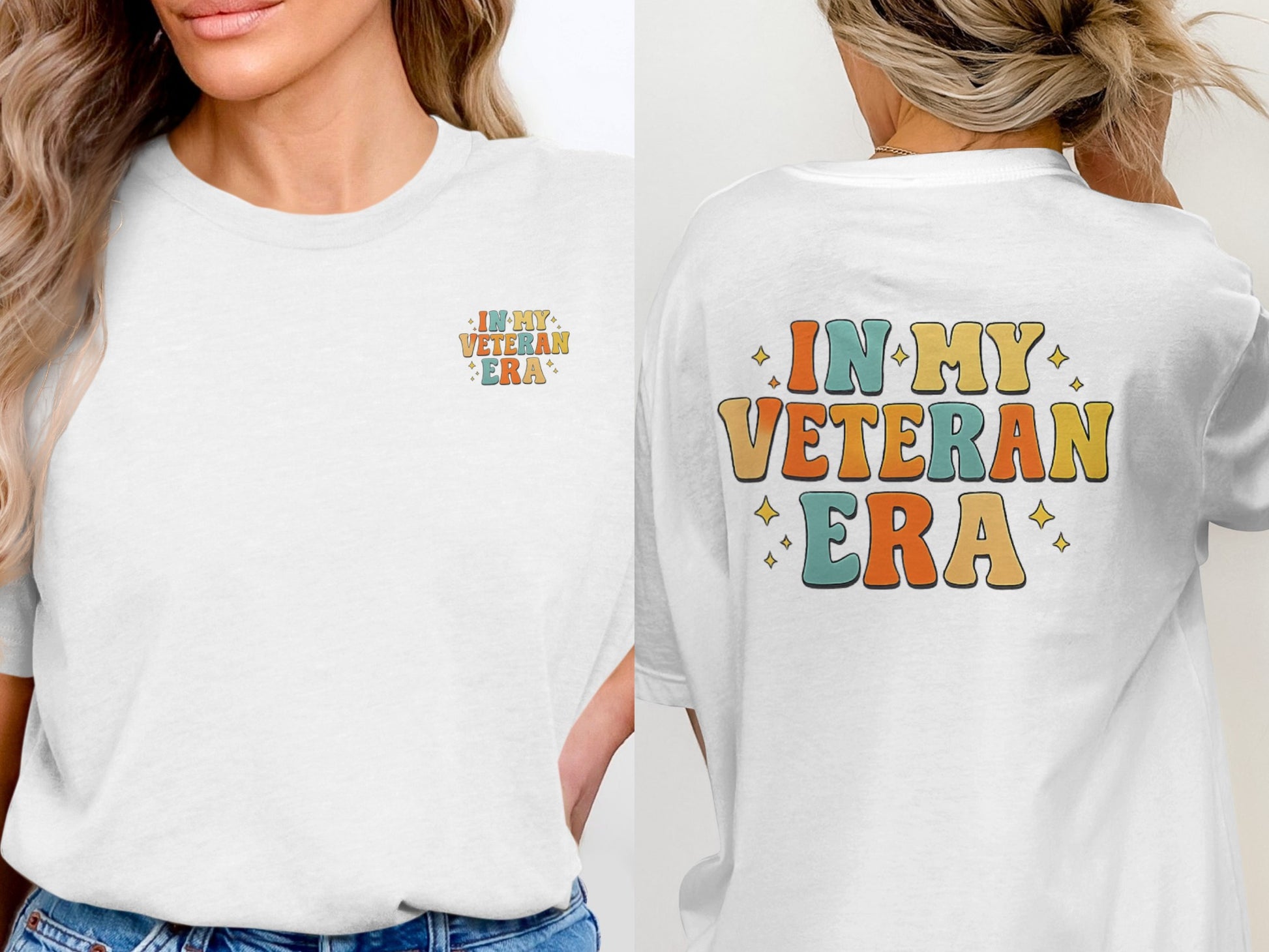In My Veteran Era Graphic T-Shirt with Colorful Design